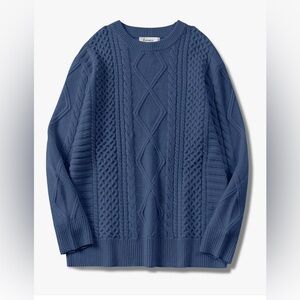 Viral anrabess cable knit sweater